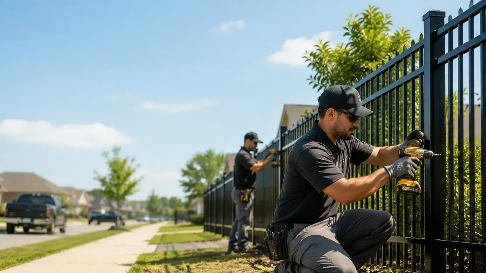 Metal Fence Installation in Riverton, UT